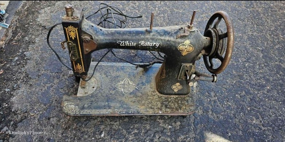 vintage an・an no.8 Antique Scarce White No. 8 Sewing Machine | eBay