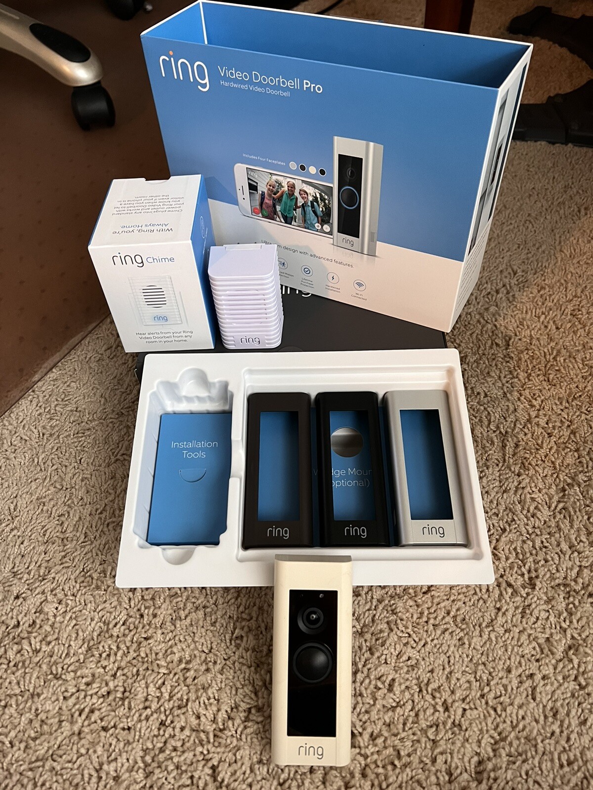 Ring Doorbell Pro w/ Add On Chime-image