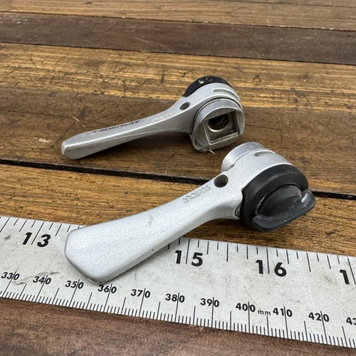 Vintage Suntour 7 Speed Shifters Accushift Plus 7s Down Tube Braze On Index B3 - Picture 5 of 9