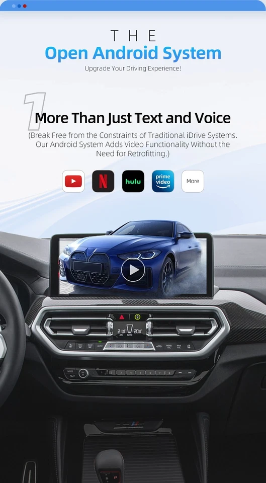 OTTOCAST AIBOX i3 For BMW Wireless Carplay & Android Auto Adapter w/YT+Netflix - Bild 2 von 4