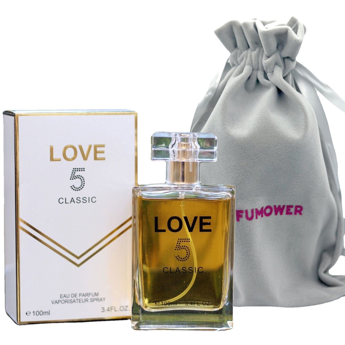 PERFUME FOR WOMEN LOVE 5 CLASSIC EAU DE PARFUM VAPORISATEUR 3.4 OZ