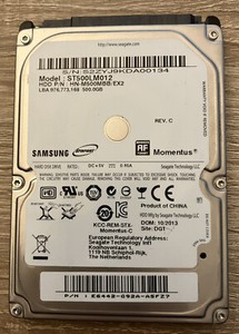 Samsung ST500LM012 500GB SATA II 2,5Zoll 5400RPM 8 MB Festplatte Notebook Laptop