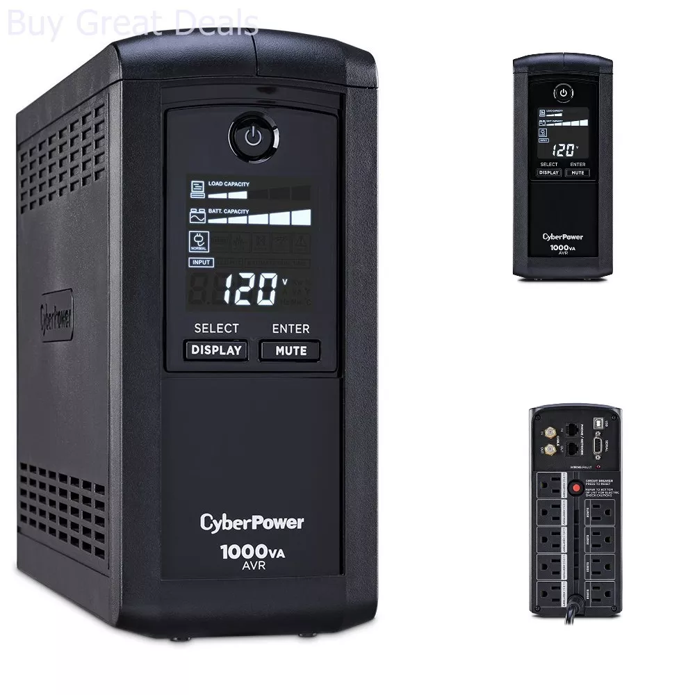 CyberPower UPS Power Supply Battery Backup Protect PC Home Entertainment Systems