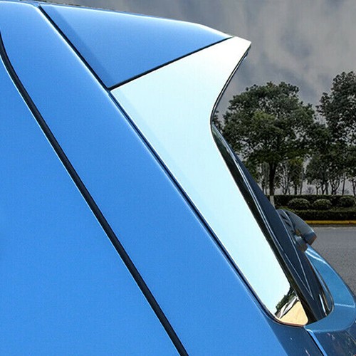 For Subaru Forester SK 2019-2021 Chrome Rear Wing Side Beveled Window Cover Trim - Imagen 2 de 12