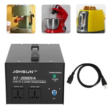 Step Up Down Power 1500 Watt Voltage Converter Transformer 110 220 Volt 14-15A