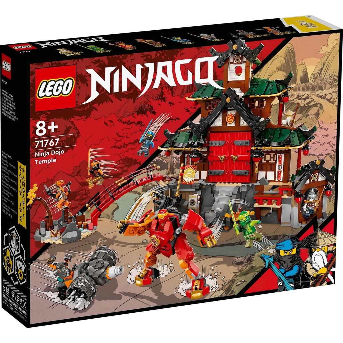 LEGO Ninjago Ninja Dojo Temple 71767 Toy Blocks 1394 pieces non