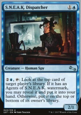 MTG Magic the Gathering S.N.E.A.K. Dispatcher (43/288) Unstable NM
