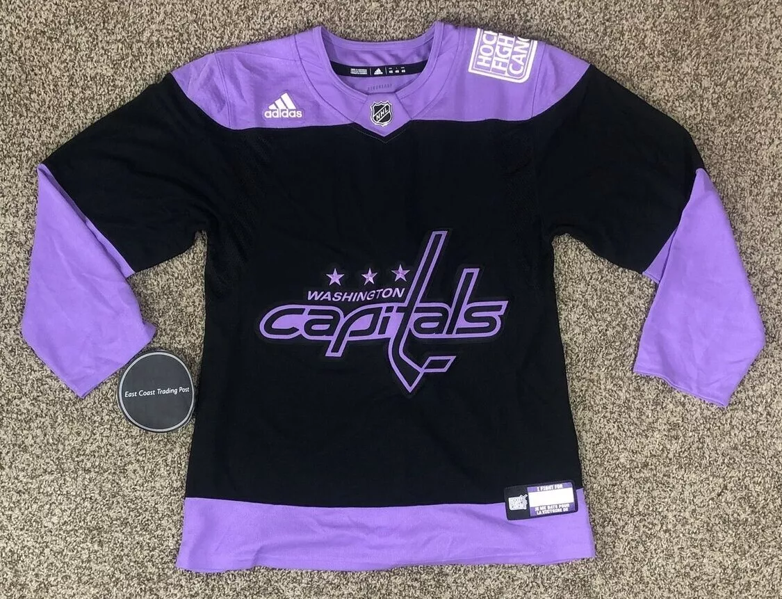 NWT* Washington Capitals Authentic Adidas 'Hockey Fights