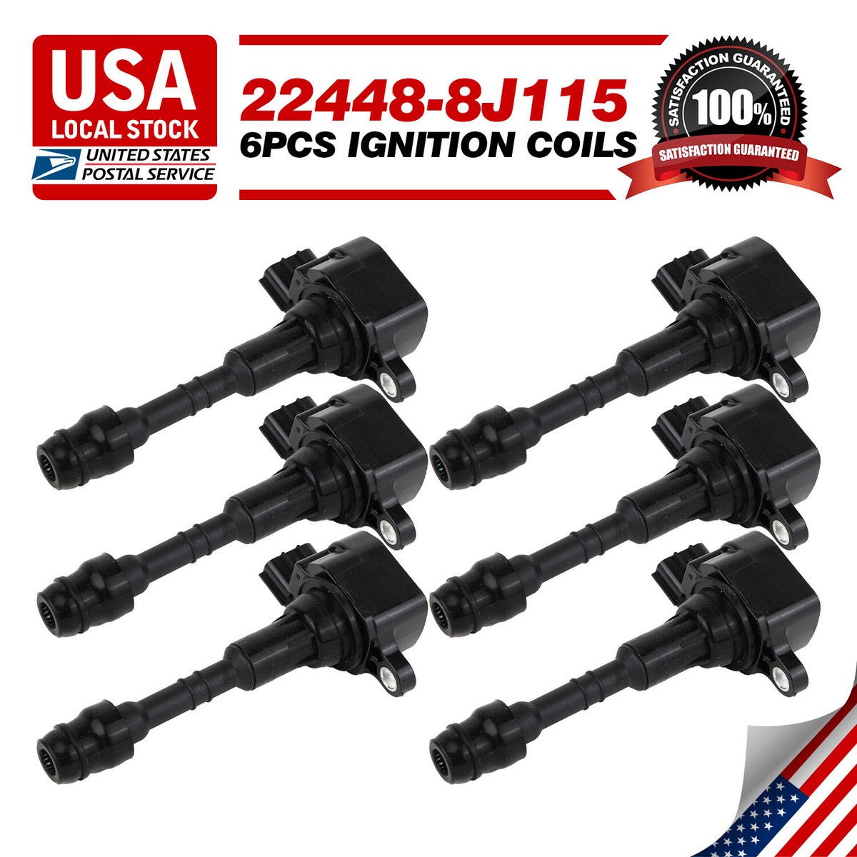 6PCS New Ignition Coils For Nissan Frontier Pathfinder