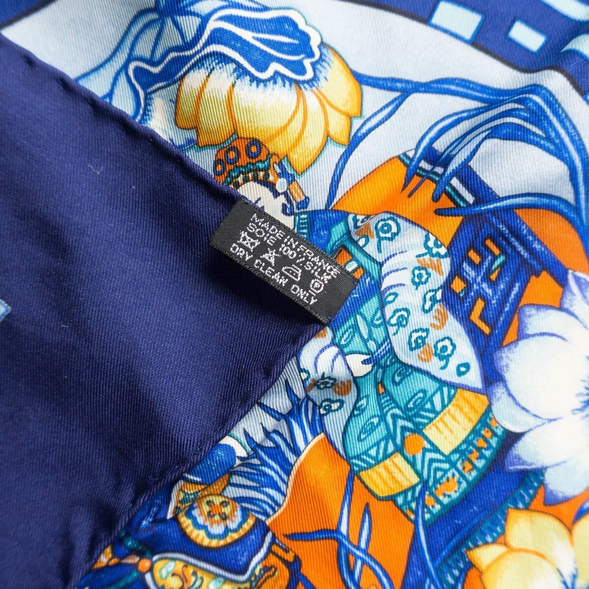 Hermes Scarf Carre 90 Turandot 100% Silk Made in France