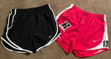 Women's Nike Tempo Running Black Shorts  Team Race Red Shorts Lot 2 Small