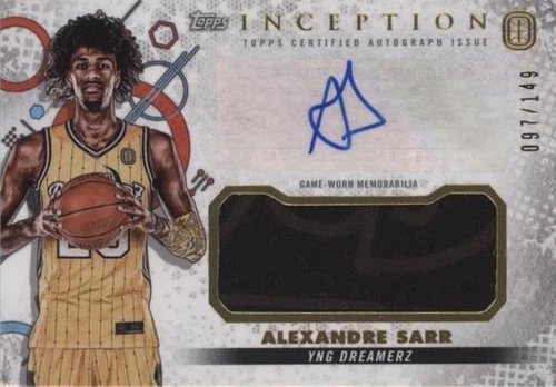 2022-23 Topps Inception OTE Overtime Elite - Alexandre Sarr #IARC-AS1