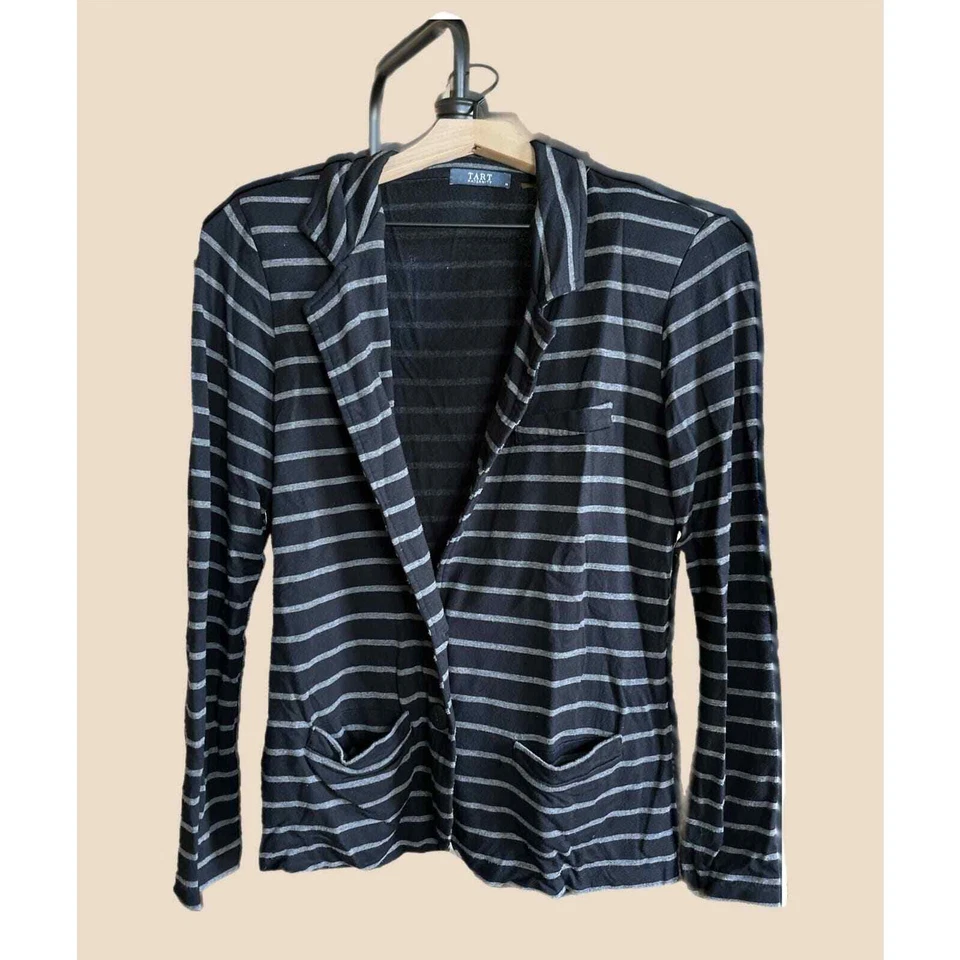 Blazer tejido Tart Maternity manga larga doble bolsillo Foto 3 de 4