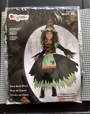Story Book Witch Toddler Girl Halloween Costume 3t - 4t Brand New