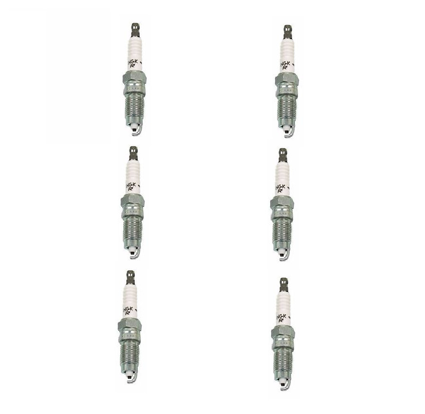 x6 NGK Plugs Spark Plug Set Kit for Land Rover 2005 2006 2007 LR3 4.0L V6