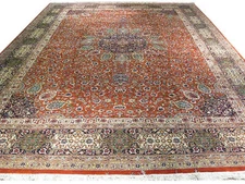 12x16' Top Quality 400+ KPSI  Wool and Silk Perssiaan Tabreez Rug #PIX-15345