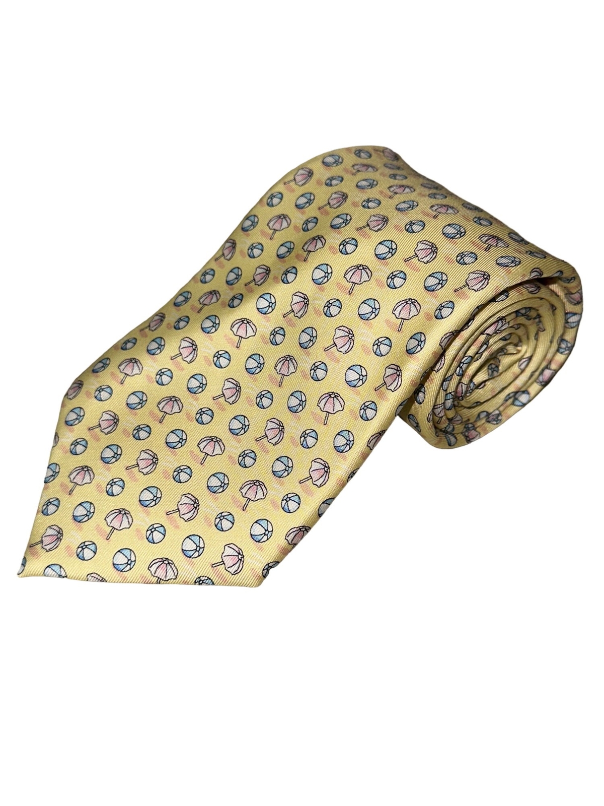 Mens Vineyard Vines Yellow Beach Ball Umbrella Novelt… Gem