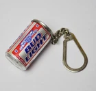 Anheuser Bush Budweiser Bud Light Mini Can Key Chain USA