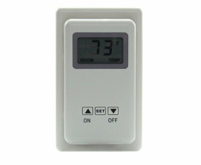 SkyTech TS-3 Wired Wall Mounted Thermostat Fireplace Control (SKY-TS-3)