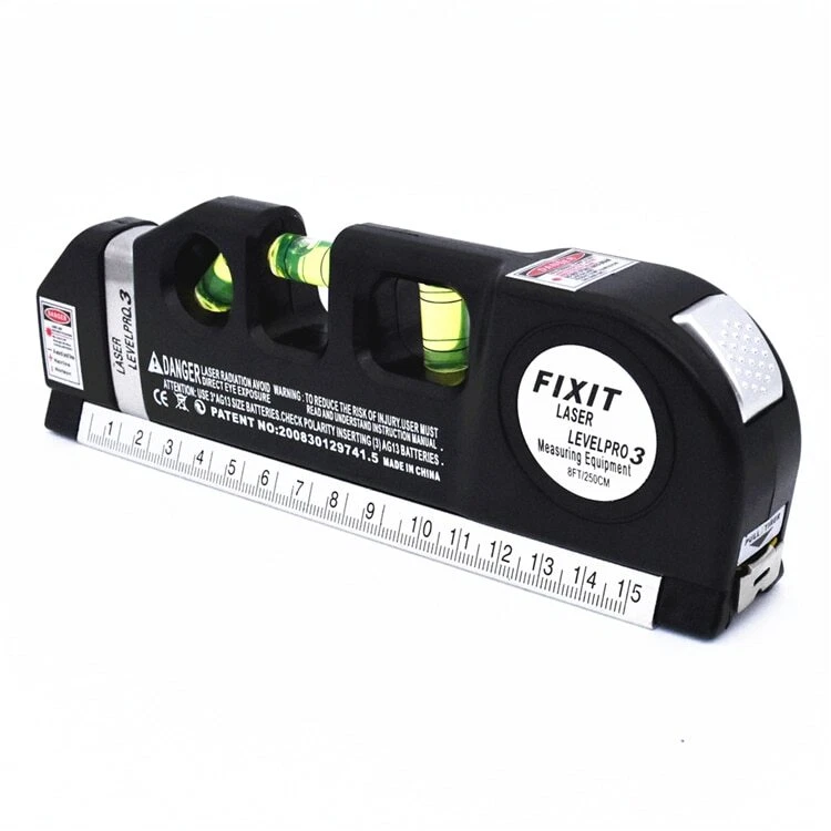 Multipurpose Laser Level Vertical Horizon Measuring Tape Aligner with Tripod pro