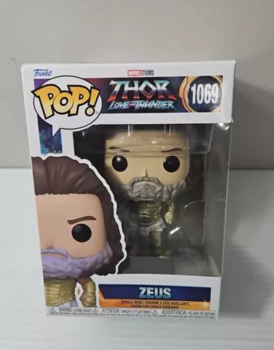 Funko Pop Zeus 1069 Marvel Studios Thor Love And Thunder Vinyl Figure New