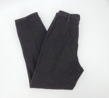 Vintage Black Wrangler Silverlake Womens Mom High Rise No Back Pockets 14"
