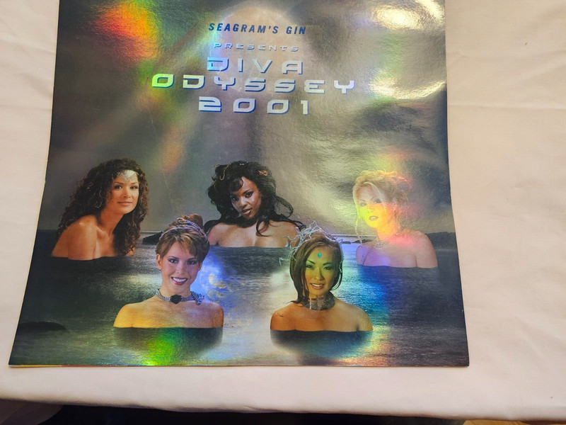 2001 Seagram's Gin DIVA ODYSSEY Calender with drink recipies