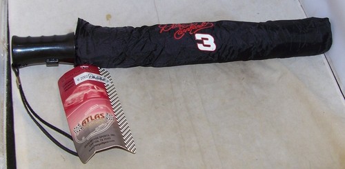 Vintage Atlas Motorsport 42" NASCAR Regenschirm #3 Dale Earnhardt SR mit Abdeckung Neu in Verpackung - Bild 4 von 7
