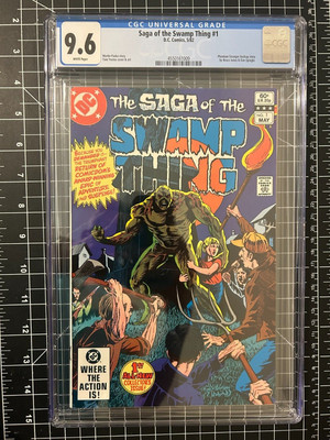 Saga of the Swamp Thing #1 - CGC 9.6 - White Pages - DC Comics 1982 - 4550161009