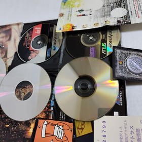 Sega Saturn main body HST-0001 gray + software 6 pieces set JAPAN JP Import