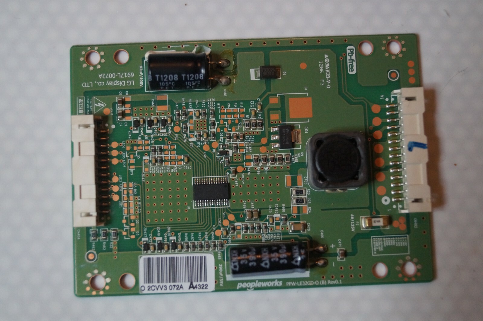 LED DRIVER BOARD 6917L-0072A FOR 32"" SONY KDL-32EX310 TV, SCREEN: LC320EXN SD A3