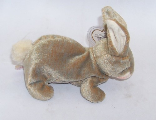 TY BEANIE BABY 1999 NEU IM KARTON DER HASE SITZSACK PLÜSCH MIT ETIKETT & SCHUTZ - Bild 3 von 6