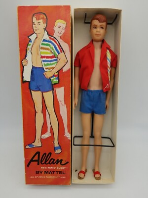 Vintage 1964 Allan Doll (Bendable Leg )( By Barbie Mattel