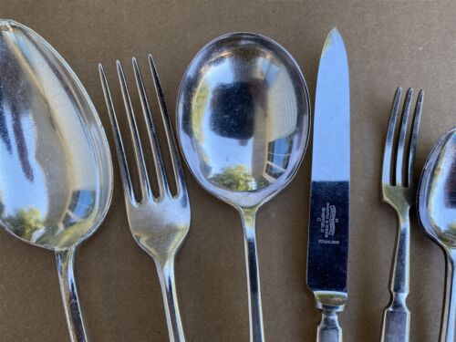 Table setting 6 pcs Canadian Pacific Railroad Dining Car silverware flatware - 第 3/7 張圖片