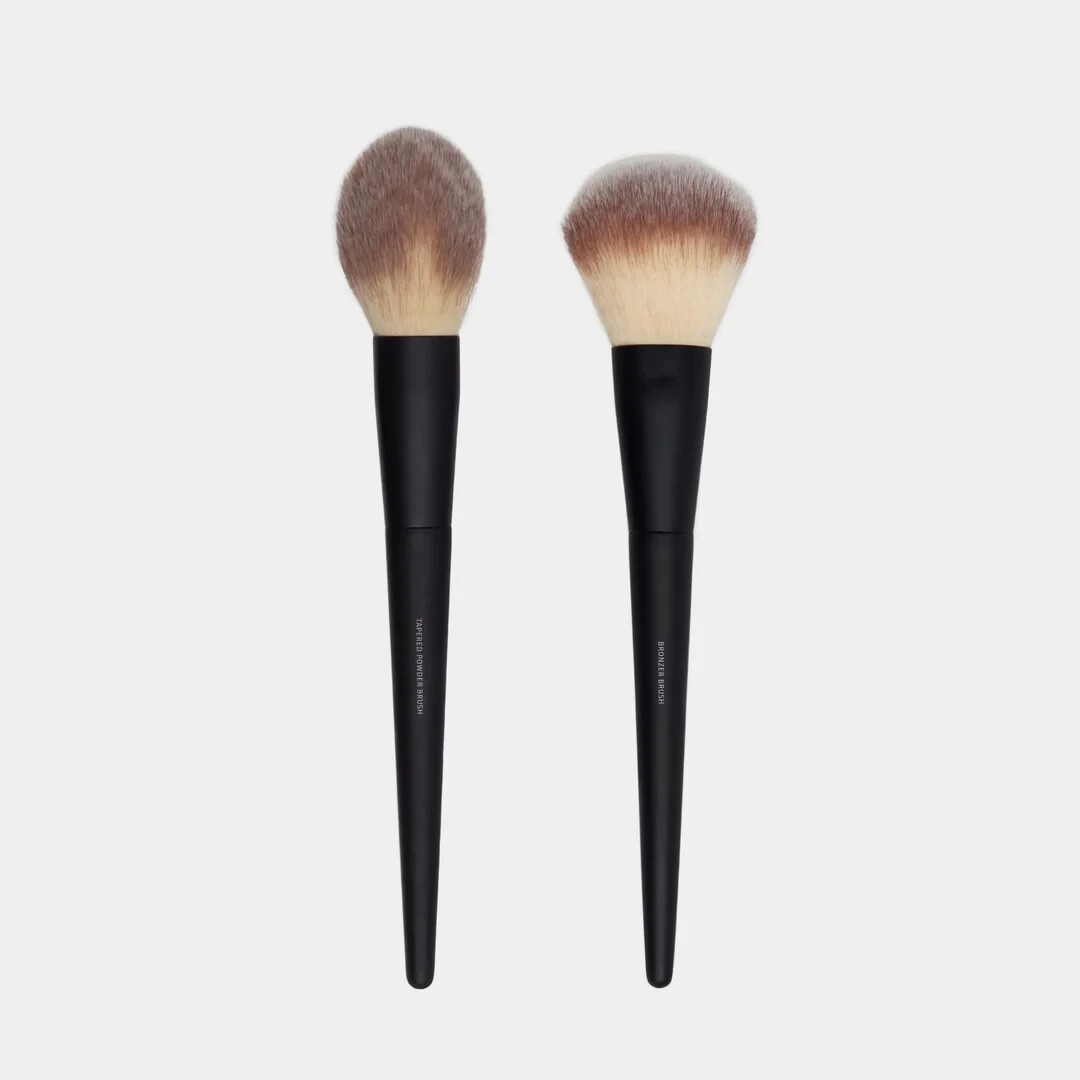 🖌️ Lithe Beauty 2-Piece Essential Brush Set – Bronzer