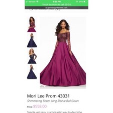 Mori Lee Size 10 Prom Dress