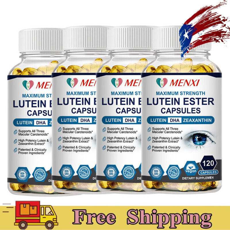 Eye Vitamins with Lutein ＆ Zeaxanthin 1400mg  Premium Eye Protection Formula 120