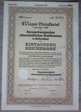 Share, Braunschweig 1940, 1000RM, (Art.3228)