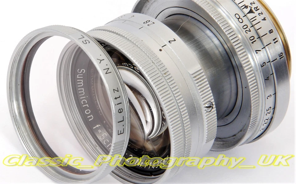 E. Leitz N.Y. SL SkyLight Filter 39mm by LEITZ New York for E39 SUMMICRON Elmar - Image 3 of 3