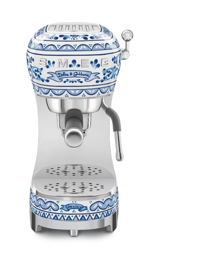 SMEG Espresso maschine Dolce & Gabbana Blu Mediterraneo ECF02 Brand New Espresso - Picture 3 of 3