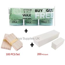 NEW Salon System Just Wax TeaTree Creme Hair Removal Waxing Various Package 450g