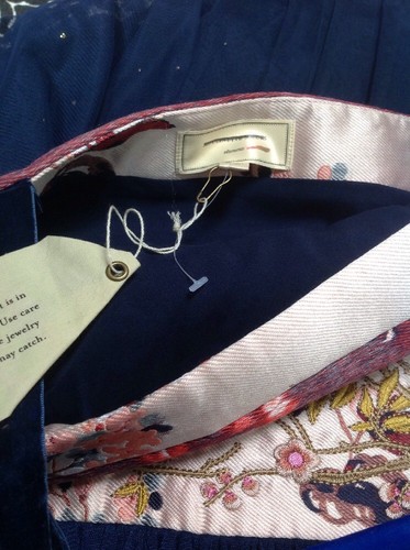 Anthropologie Dress Moulinette Soeurs Tulle-Skirted Floral Dress 12 MSRP $228 - Picture 9 of 11