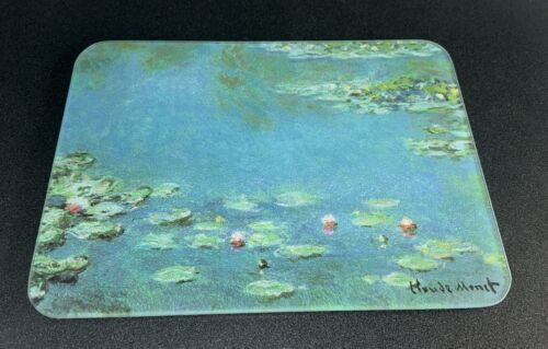 Monet Glasschneidebrett-Claude Monet Seerosen-Monet Gemälde KOSTENLOSER VERSAND