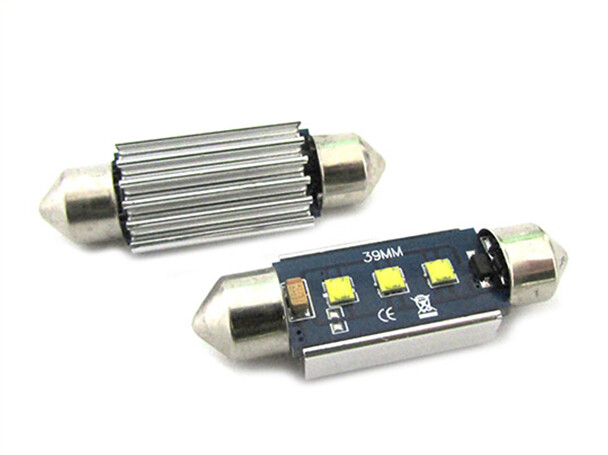 Lampada Led Siluro Canbus Pro 41mm 3 Smd Cree 3W No Errore 12V No Polarita Super