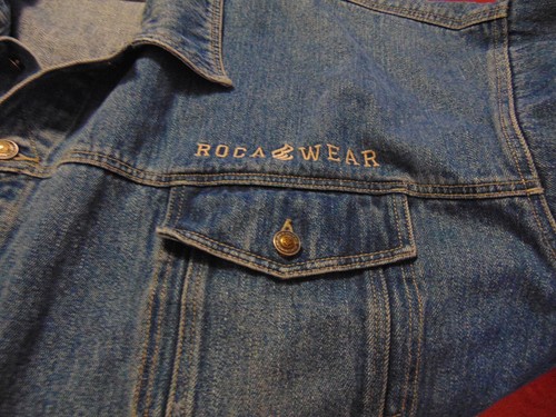 ROCA WEAR MENS BLUE DENIM COTTON TRUCKERS JACKET BLUE JEAN JACKET BIG & TALL- 6X - Picture 6 of 16