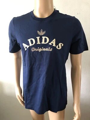 🌟 ADIDAS Herren Originals HTA T-Shirt TEE IC5764 blau Gr. S NEU - Bild 1 von 4