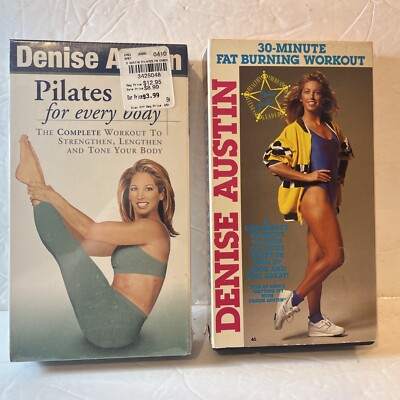 Denise Austin 1980's Exercise Workout VHS Video Tapes Lot