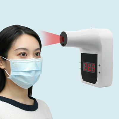 Infrarot Thermometer GP-100 kontaktlos Von Wand Temperaturmesser Büro Fever  