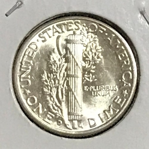 U.S. Mercury Dime BU 1943-D - Picture 2 of 2