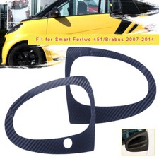2 pezzi per Smart Fortwo 451 Brabus 2007-2014 decalcomania maniglia porta vinile auto adesivo